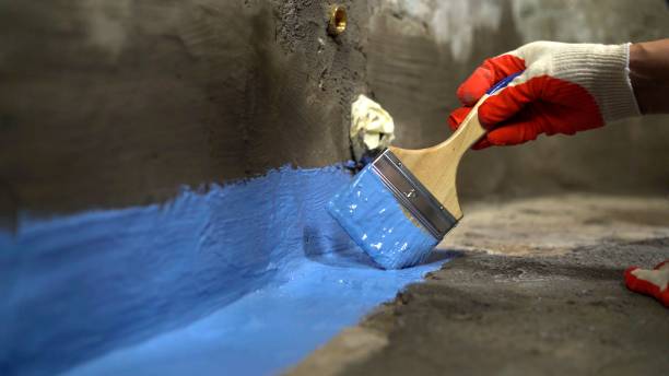 Commercial Exterior Waterproofing project at a Williamson, NY business property by SJ Waterproofing Pros